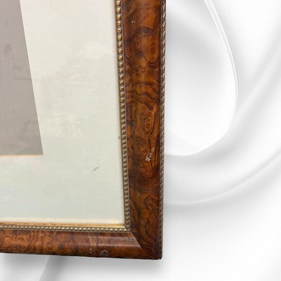 Dreaming Merrie Monarch Drawing Watercolor Art Signed Frame Hawaiian - Picture 9 of 10